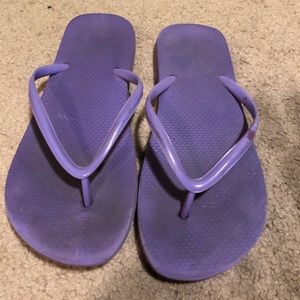 Purple Flip Flops